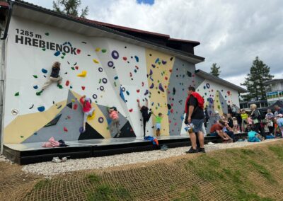 Vonkajšia lezecká stena Hrebienok